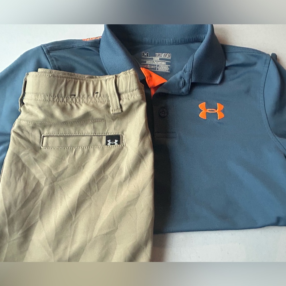 UNDER ARMOUR boys size medium (10) golf set in excellent condition
